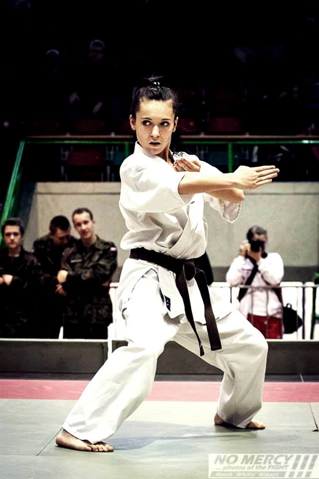 Dagmara Lubera — absolwentka, mistrzyni karate kyokushin