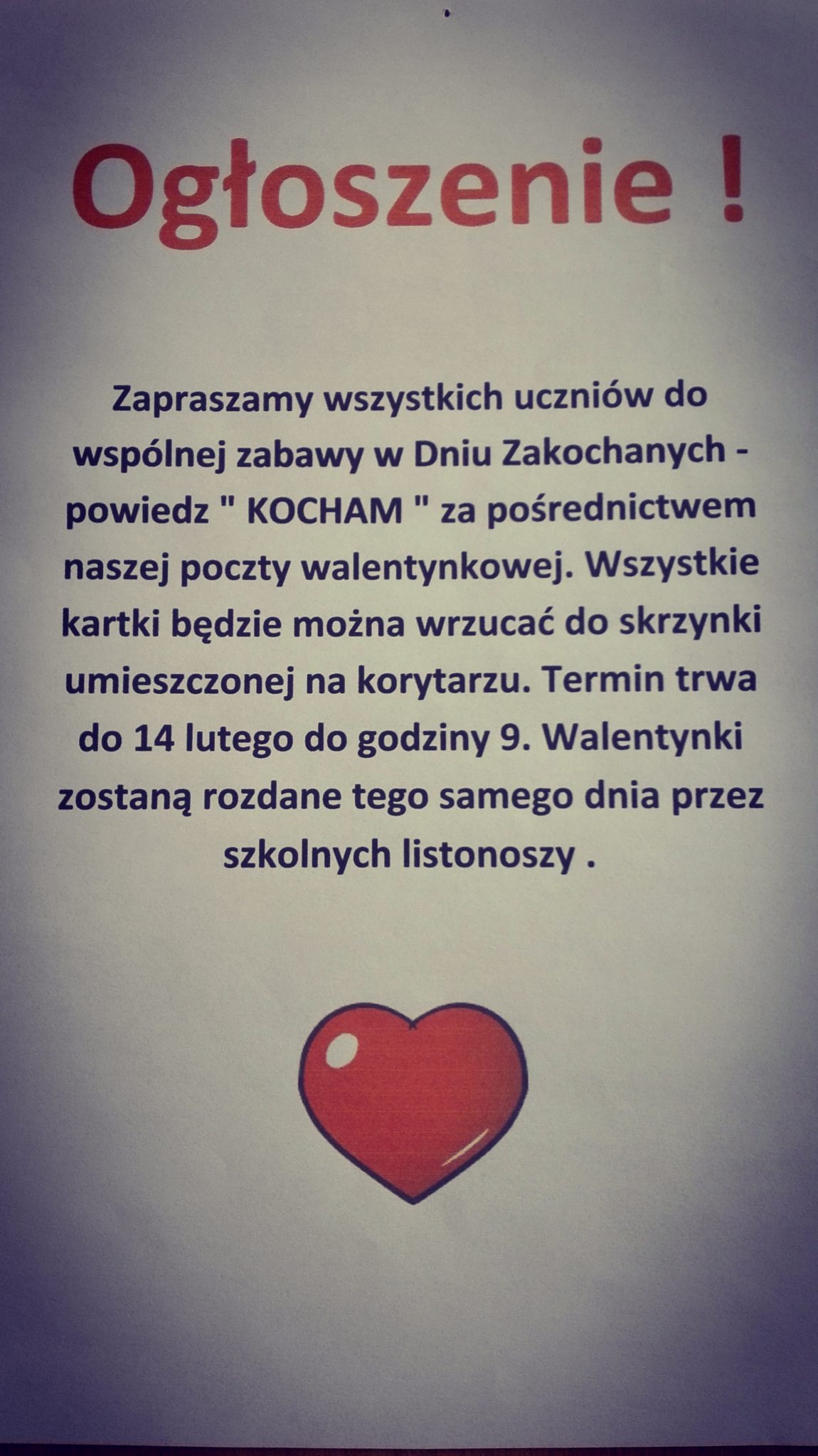 Poczta walentynkowa